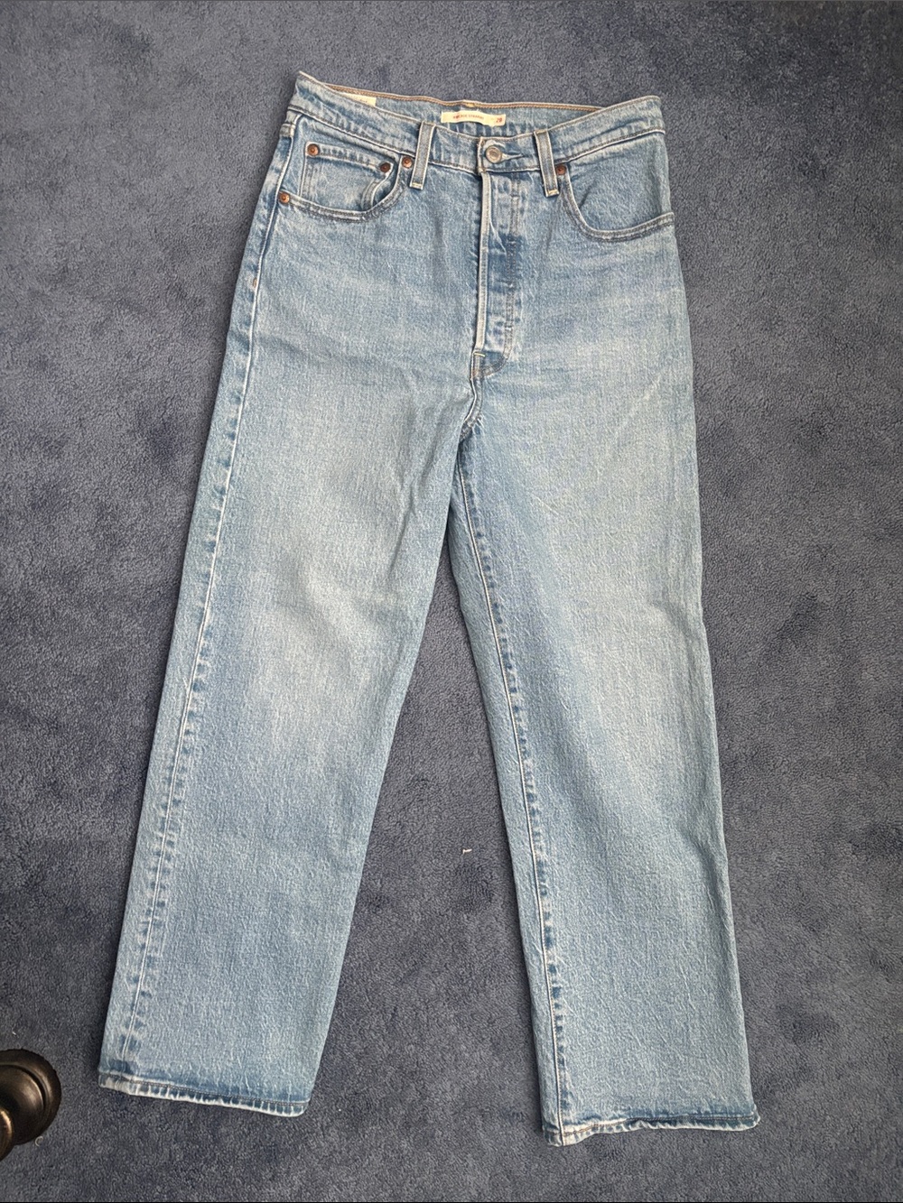 Levi's Women's Blue Straight-Leg Jeans